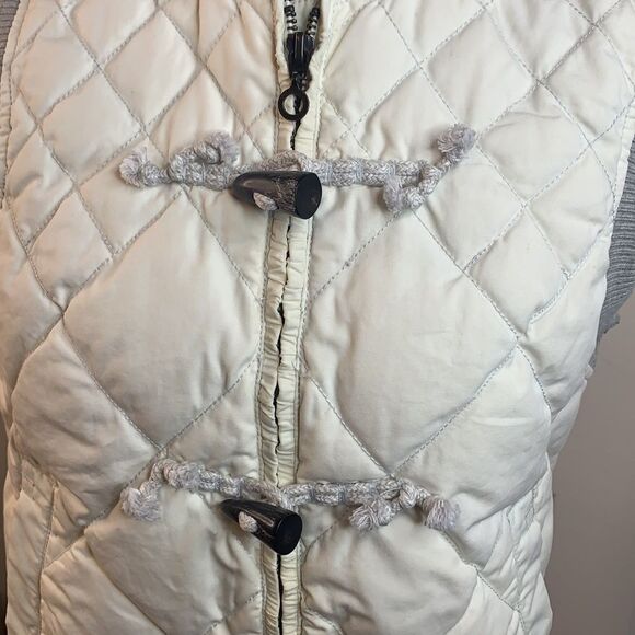 Eddie Bauer EB550 Goose Down Quilted Puffer Vest Medium Petite - Picture 2 of 13